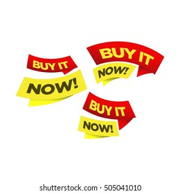 Buy button, marketing campaign poster for your online and offline store.