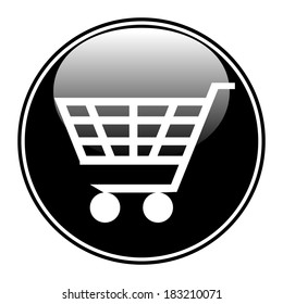 Buy button on white background