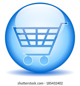 Buy button on white background