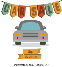 Buy a Car digital design, vector illustration eps 10