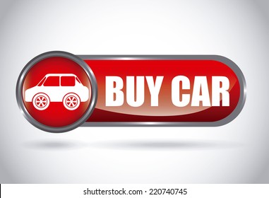 buy car graphic design , vector illustration