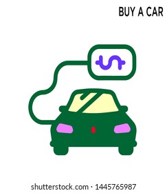 Buy car icon commerce concept symbol design Expand to any size, Change to any color