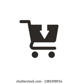 Buy, cart, shopping vector icon. Simple element illustration from UI concept. Buy, cart, shopping vector icon. Finance concept vector illustration.
