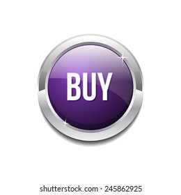 Buy Circular Vector Purple Web Icon Button