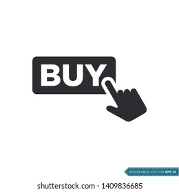 Buy Click Gesture Icon Vector Template Flat Design