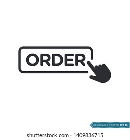 Buy Click Gesture Icon Vector Template Flat Design