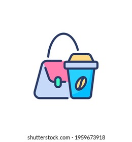 Buy Coffee icon in vector. Logotype