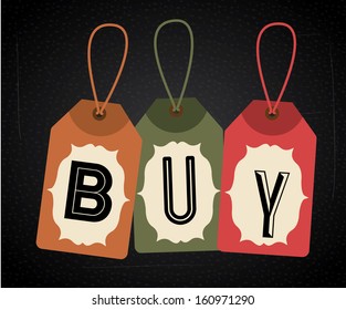 buy design over black background vector illustration