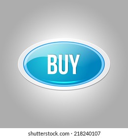 Buy Elliptical Vector Blue Web Icon Button