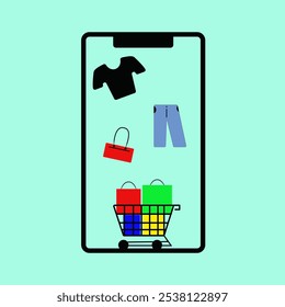 Buy fashion products online via smartphone