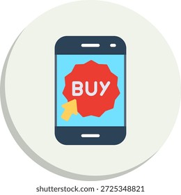 Comprar Ícone de Estilo de Círculo Plano