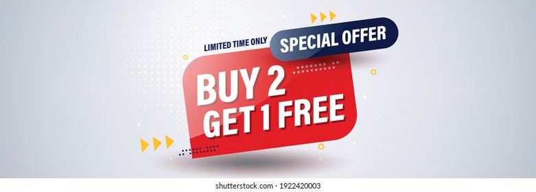 Buy get free banner template design for social media or website.