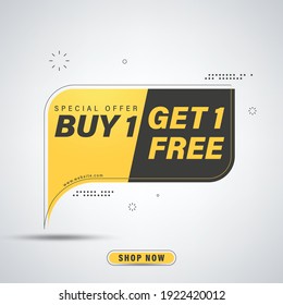 Buy get free banner template design for website or social media.