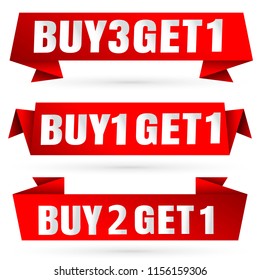 buy get free sale banner set