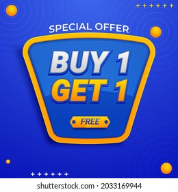buy get free sale banner template