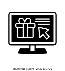 Kaufen Geschenk-Symbol in Vektor. Firmenzeichen
