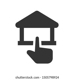 Buy home icon. vector graphics