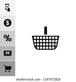 Buy icon. collection of 6 buy filled icons such as credit card, money, shopping cart, cash payment, percent. editable buy icons for web and mobile.