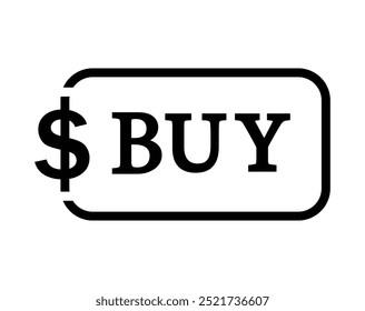 buy icon with dollar sign