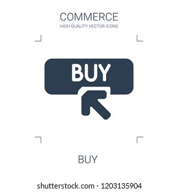 buy icon. high quality filled buy icon on white background. from commerce collection flat trendy vector buy symbol. use for web and mobile