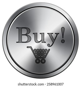 Buy icon. Internet button on white background. EPS10 Vector. 