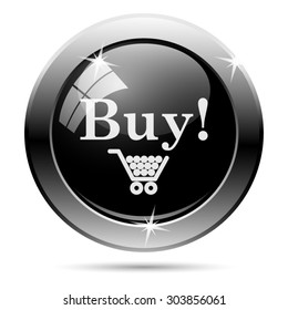Buy icon. Internet button on white background. EPS10 vector 