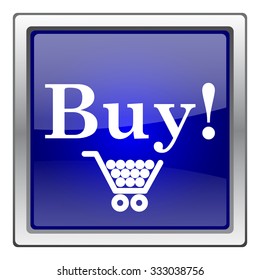 Buy icon. Internet button on white background. EPS10 vector.