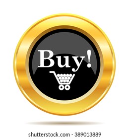 Buy icon. Internet button on white background. EPS10 vector.