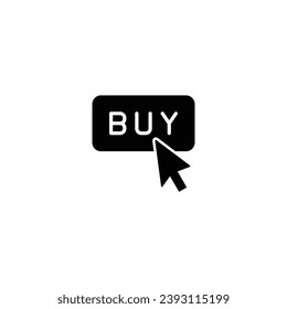 Buy icon, Buy sign vector illustration  for web site Computer and mobile app