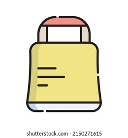 Buy Icon Vector Illustration. Flat Outline Cartoon. Shopping and Ecommerce Icon Concept Isolated Premium Vector