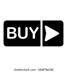 Buy icon vector illustration in solid style for any projects, use for website mobile app presentation