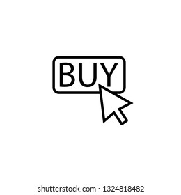 Buy line icon button