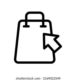 buy line icon illustration vector graphic