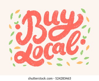 Buy local sign.