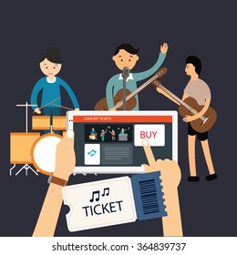 Buy Music Concert Ticket Online Via Mobile Online Internet