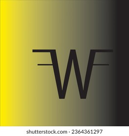 Buy my new lettering illustration, w is f