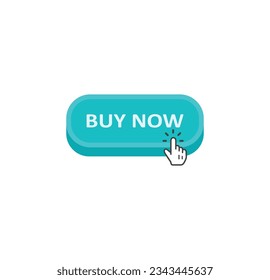 Buy Now! 3D button isolated on White background. 