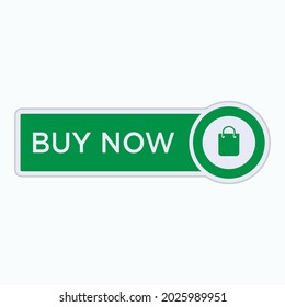 Buy Now Button. Buying, Transaction in Apps - Vector.