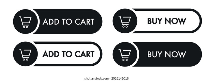 Buy now button. e-commerce icons with shopping trolley. Online store concept. Stock vector elements isolated on white background. Vector Illustration eps10.