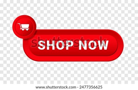 Buy now button icon. Add to cart basket symbol. Vector illustration isolated on white background