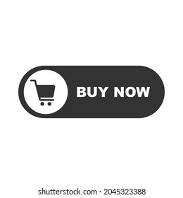 Buy now button icon.Vector illustration isolated on white background.Eps 10.