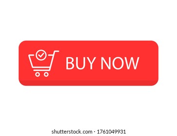 Buy Now Button Push Button Red Stock Vector (Royalty Free) 1761049931 ...