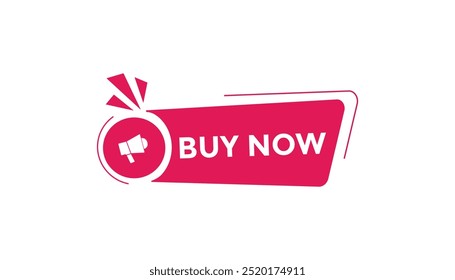 Buy now button web banner templates. Vector Illustration 
