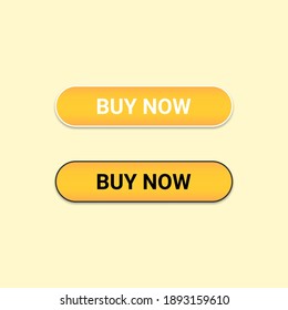 Buy Now button with yellow color for website and UI material