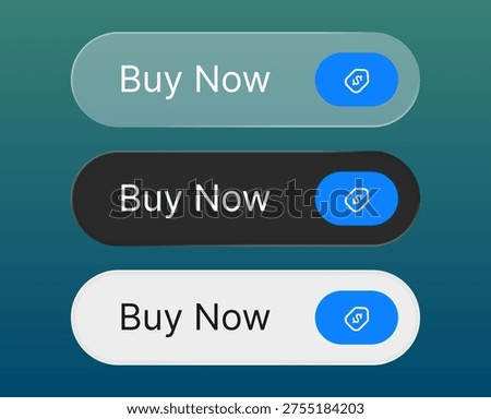 Buy now buttons for element call to action design
