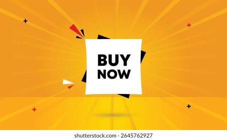 Comprar agora editável web banner vetor arte crachá ícone rótulo design com branco preto formas laranja amarelo sol abstrato fundo moderno mínimo trendy original alta qualidade popular modelo gráfico
