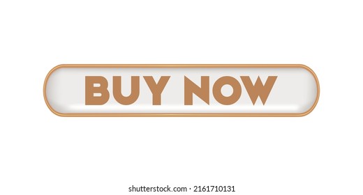 buy now gold square button isolated on white background