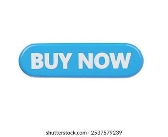 Ilustração de renderização 3d do ícone Comprar agora