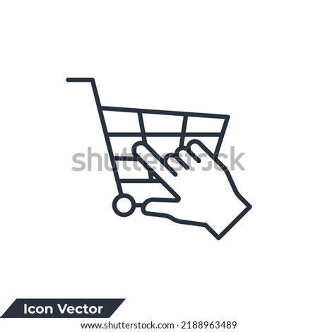 buy now icon logo vector illustration. Click and shopping cart symbol template for graphic and web design collection