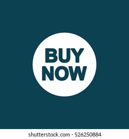 buy now icon on blue background
